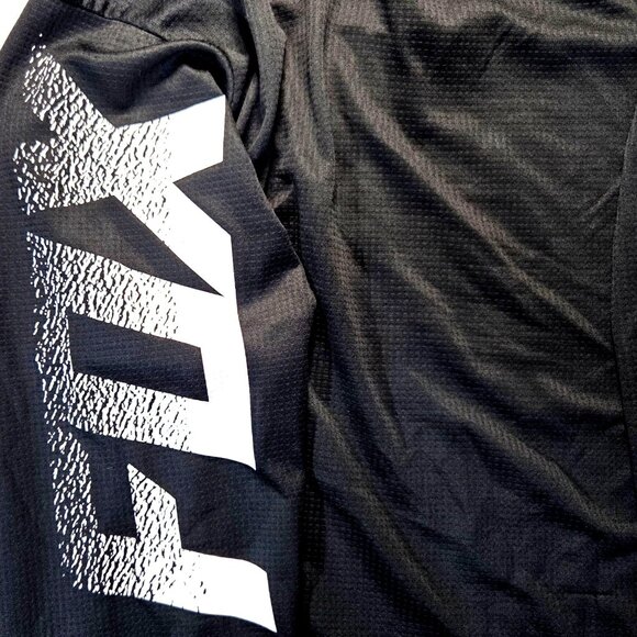 Fox Racing Blackout Long Sleeve Jersey S Adult  Black With White Graphics - Picture 8 of 8